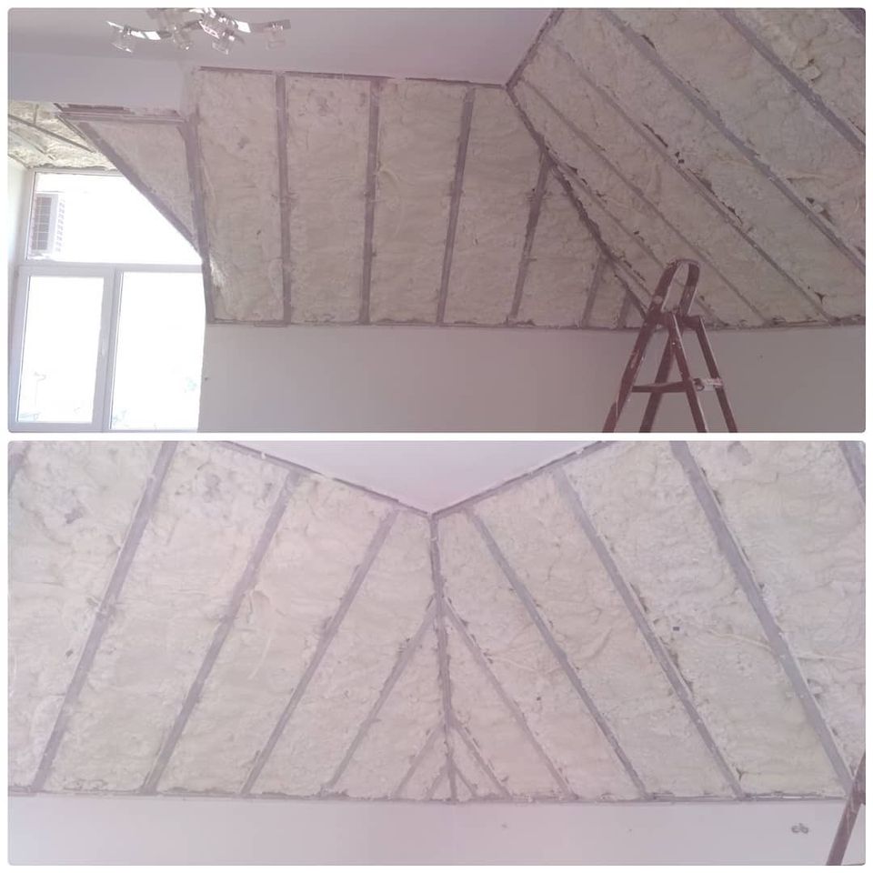 Теплоізоляція мансарди пінополіуретаном у будинку для енергоефективності